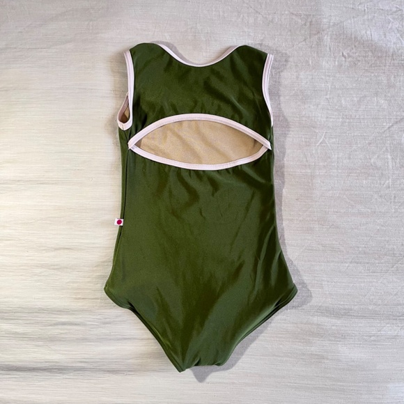Yumiko Becky Leotard Green Xsmall - Picture 4 of 5